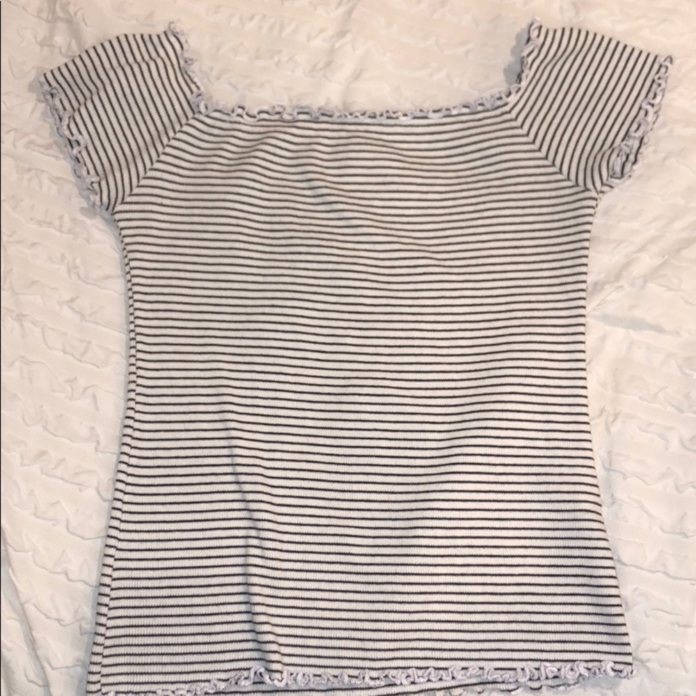 Off the shoulder crop top